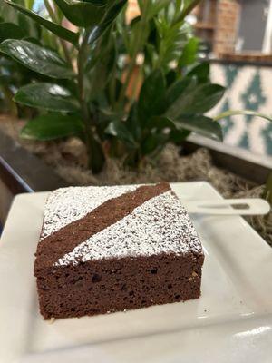 Delicious treats. This gluten free brownie is so good!