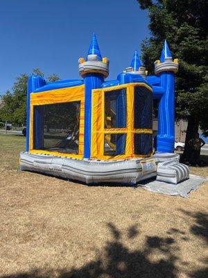 Boys castle for rent with slide