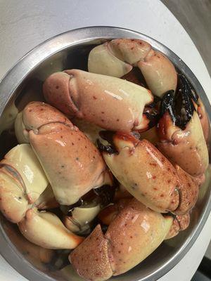 Stone crab claws