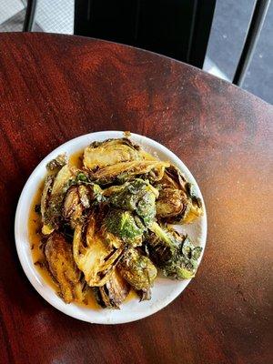 crispy brussel sprouts