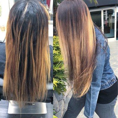 Ombré with BrazilianBlowout