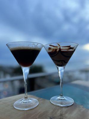 Martinis! Chocolate, and espresso!