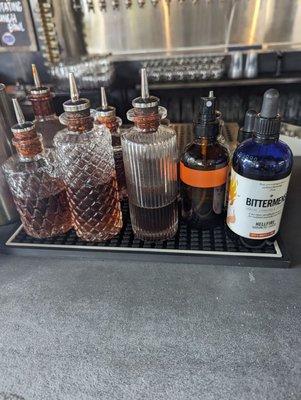 Some house made mixers/syrups