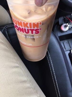 Mocha swirl iced coffee? More like cream with burnt beans on ice.