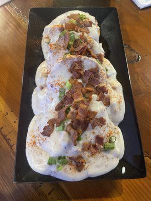 Biscuits and gravy. Sere we all day, every day! Yum!