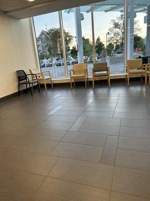 Emergency waiting room lobby