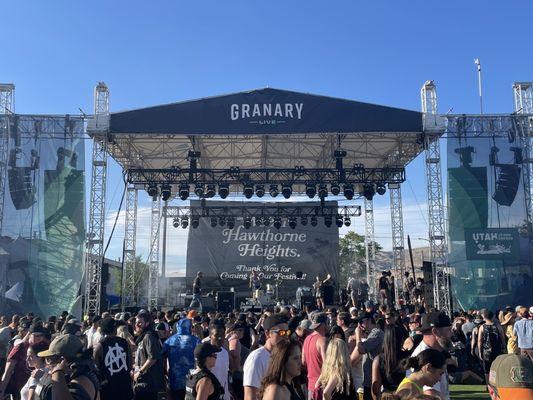 Granary Live stage.