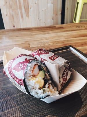 Sea dragon sushi burrito