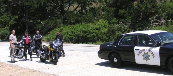 This officer took the perfect stern but not hysterical tone, and agreed to pose for a pic.