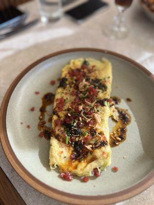 Chili crisp omelet