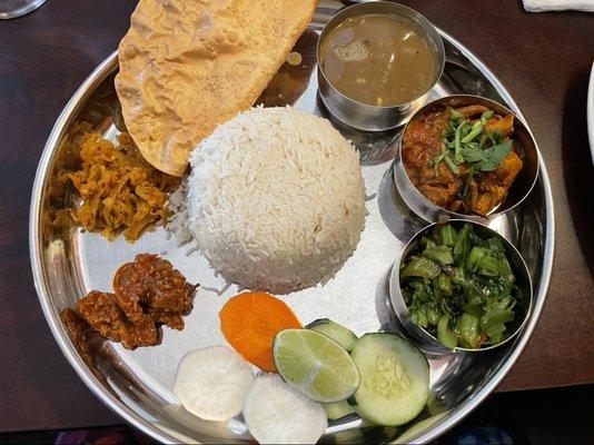 Chicken Thali  (2/27/2021)