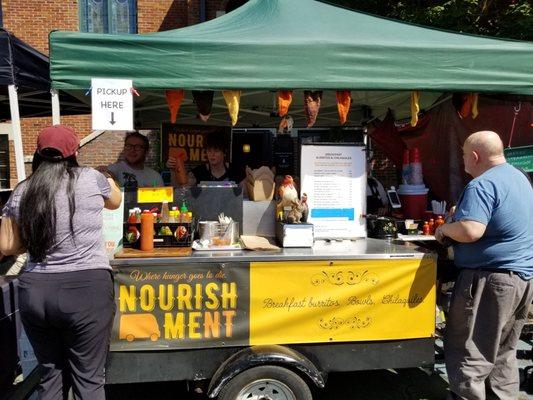 Nourishment is at Hollywood Farmers Market every Saturday. This pic taken 5/11/2019.