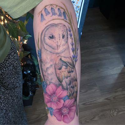 Owl Floral By Jessica