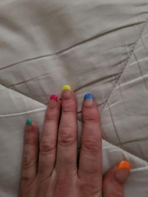 Pride nails