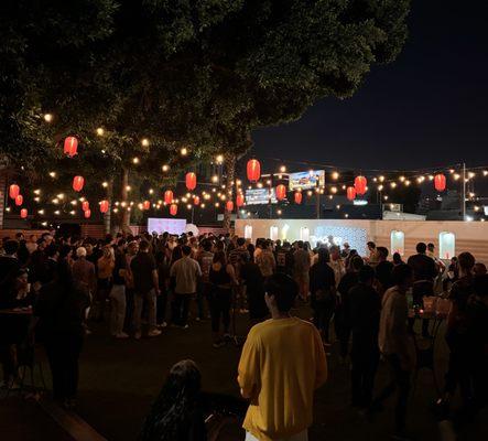 Patio during Henry Fong's Night Market