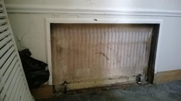 1st floor radiator ( has been off for three months now) 2.7.14