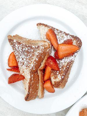 Best strawberry- cream cheese stuffed French toasts.