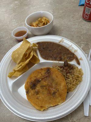 Barbacoa pupusa