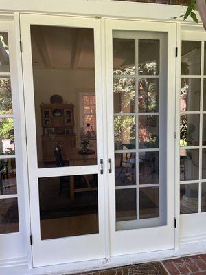 Wooden screen doors