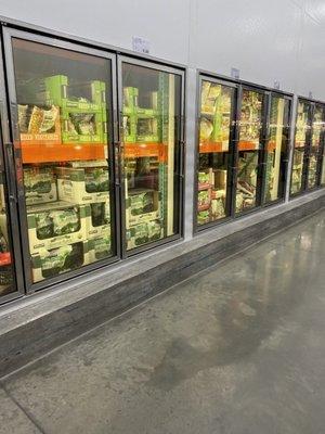 Fully stocked freezer selection