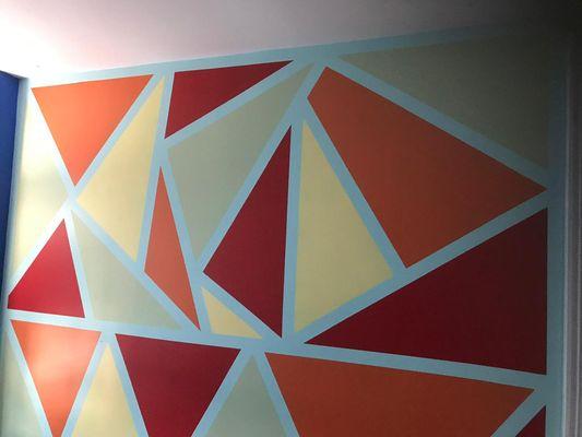 Triangle Painting Desings