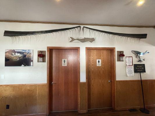 Whale "baleen" above RR doors