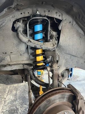 Bilstein Shock Suspension (Front End) 2011 Toyota Tacoma Installed