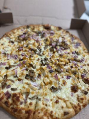 Chicken Alfredo Pizza