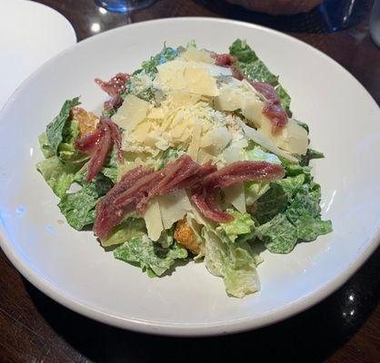 side caesar salad -- quoted one price, charged another