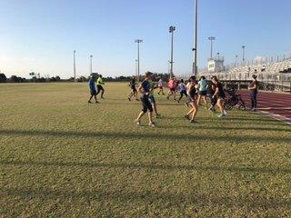 Running Club warm up