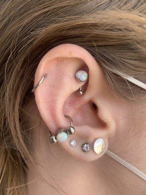 Conch, rook, and helix jewelry upgrade