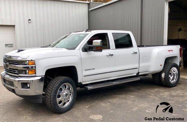 Chevy 3500 HD dually by Gas Pedal Customs