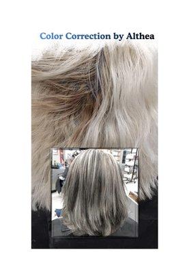 A beautiful #colorcorrectionspecialist result from Althea!! Call 270-763-1575 for your new Spring Look!!