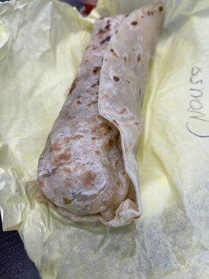 Chorizo burrito