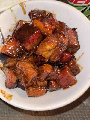 Burnt ends (not always offered)