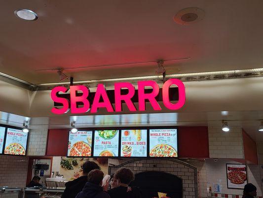 Sbarro signage