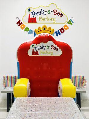 Birthday chair!