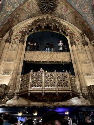 Inside the renovated spectacular 1920's Spanish Gothic  Architectural Building @ The Theater @ The Ace Hotel in DTLA.