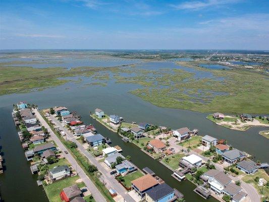 Bayou Vista with water access to Galveston Bay