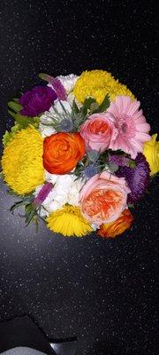 Gorgeous mixed flower bouquet!