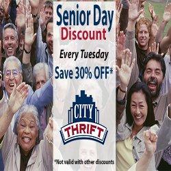 Senior Day Every Tuesday! 30% OFF for Seniors