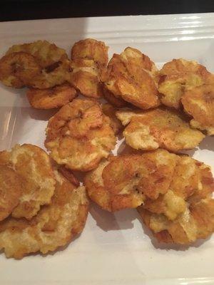 Very dry tostones