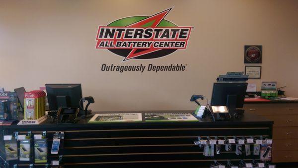 Our front service counter