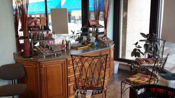 Need your makeup done for an event? Or you just want to be pampered? We have Aveda, Motives AND airbrush makeup!!