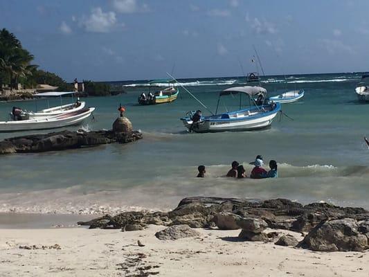 The beach of Akumal