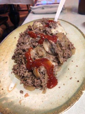 Cheesesteak platter