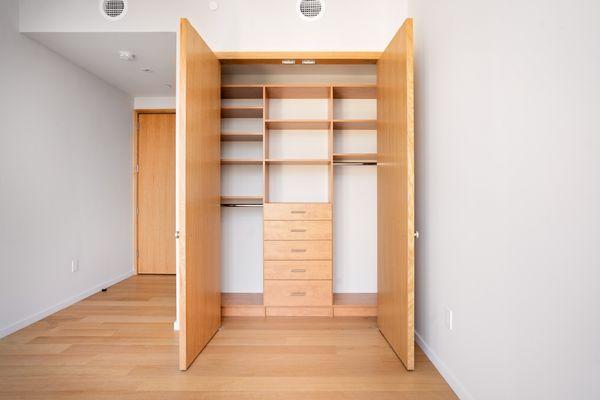 Reach in closets can be functional with the right team working with you!