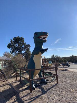 Outside dinosaur