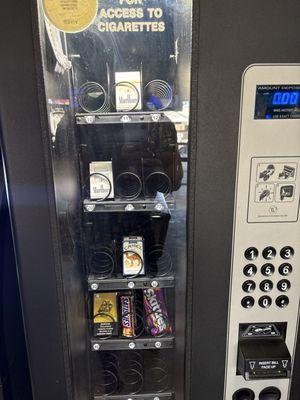 Snacks and cigarettes vending machine