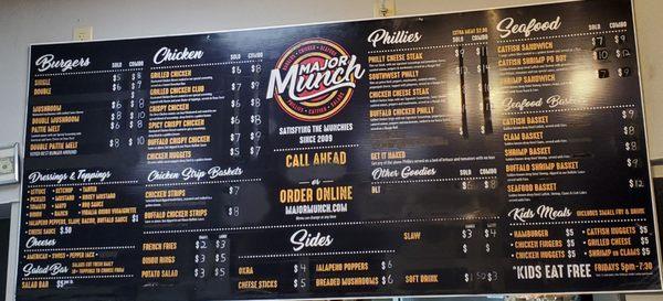 Menu prices very reasonable!